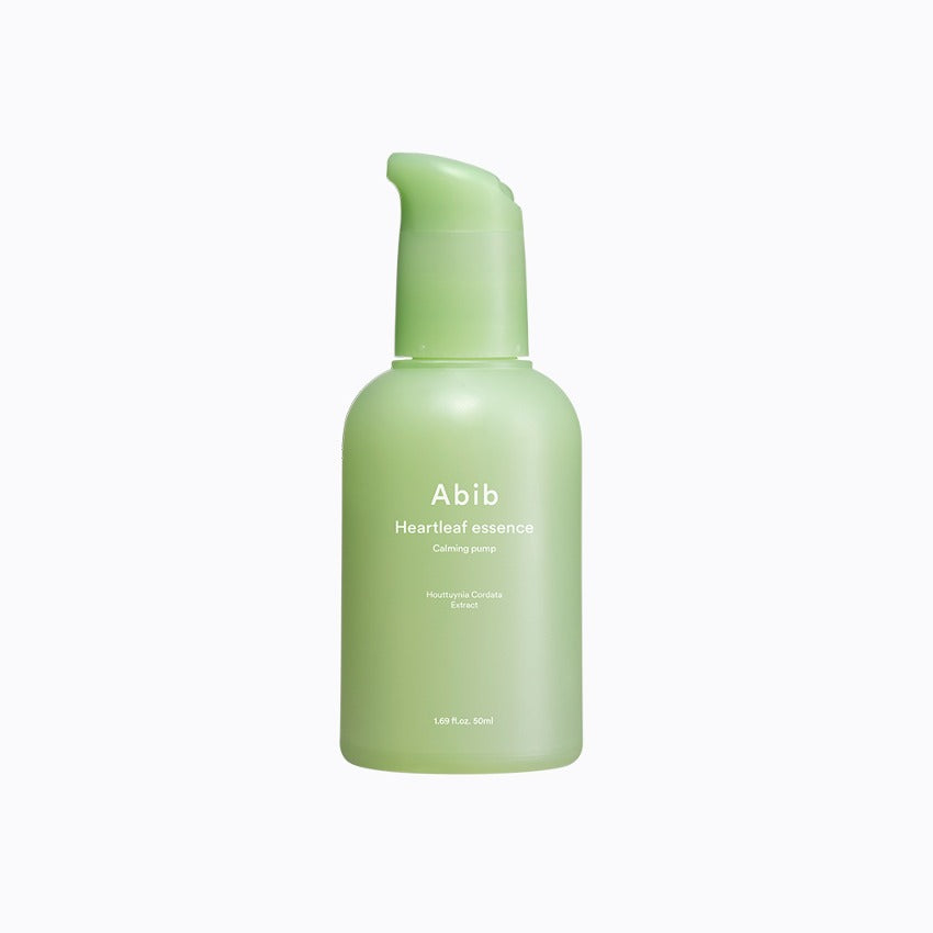 Abib Heartleaf Essence Calming Pump 50ml - peaux sensibles