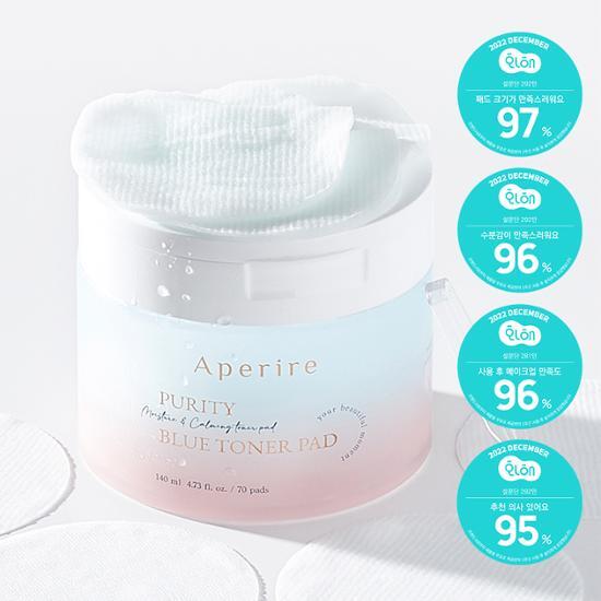 Aperire Purity Blue Toner Pads 70 pièces