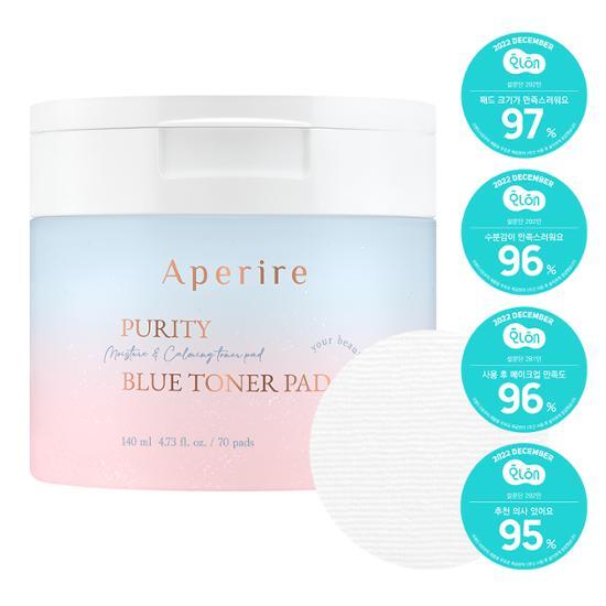 Aperire Purity Blue Toner Pads 70 pièces