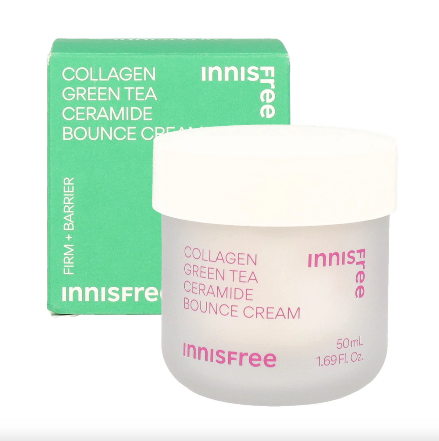 Innisfree Collagen Green Tea Ceramide Bounce Cream 50ml