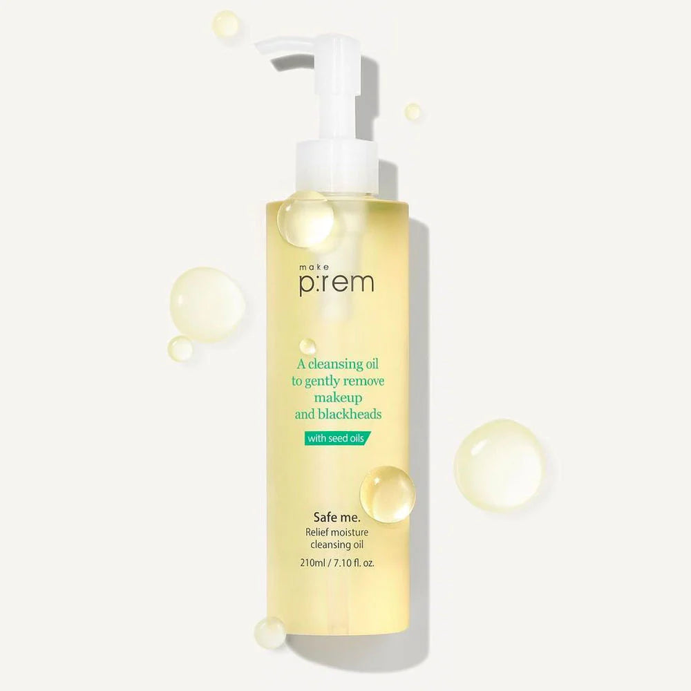 Make p:rem Safe Me Relief Moisture Cleansing Oil 210ml - peaux sensibles