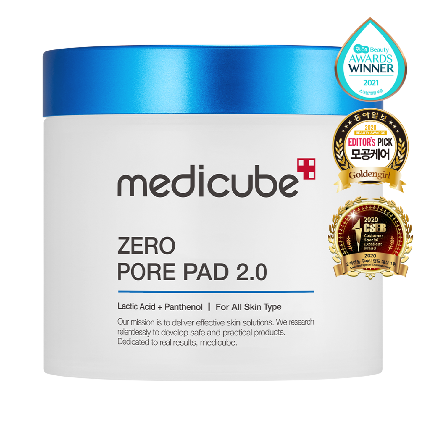 medicube 0 Pore Pad 2.0 70 pièces