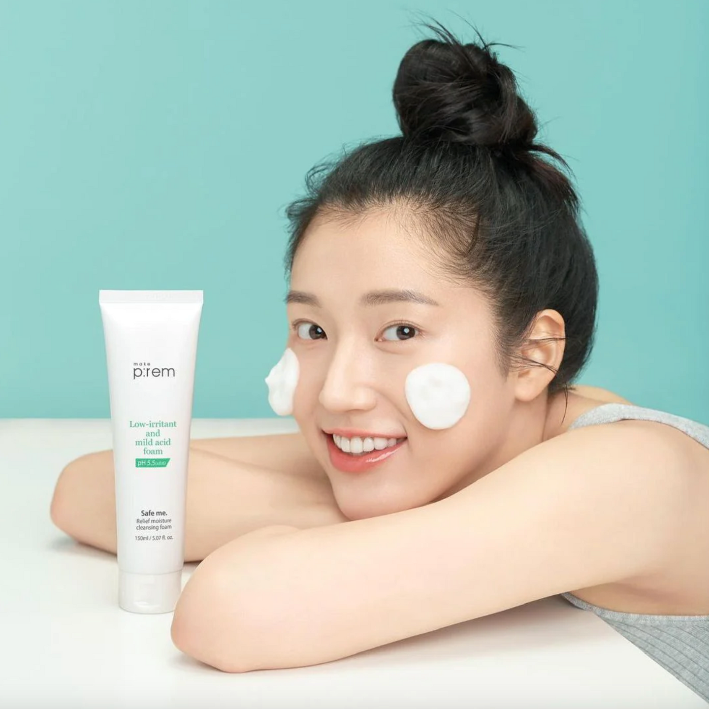 make p:rem Safe Me Relief Moisture Cleansing Foam 150ml