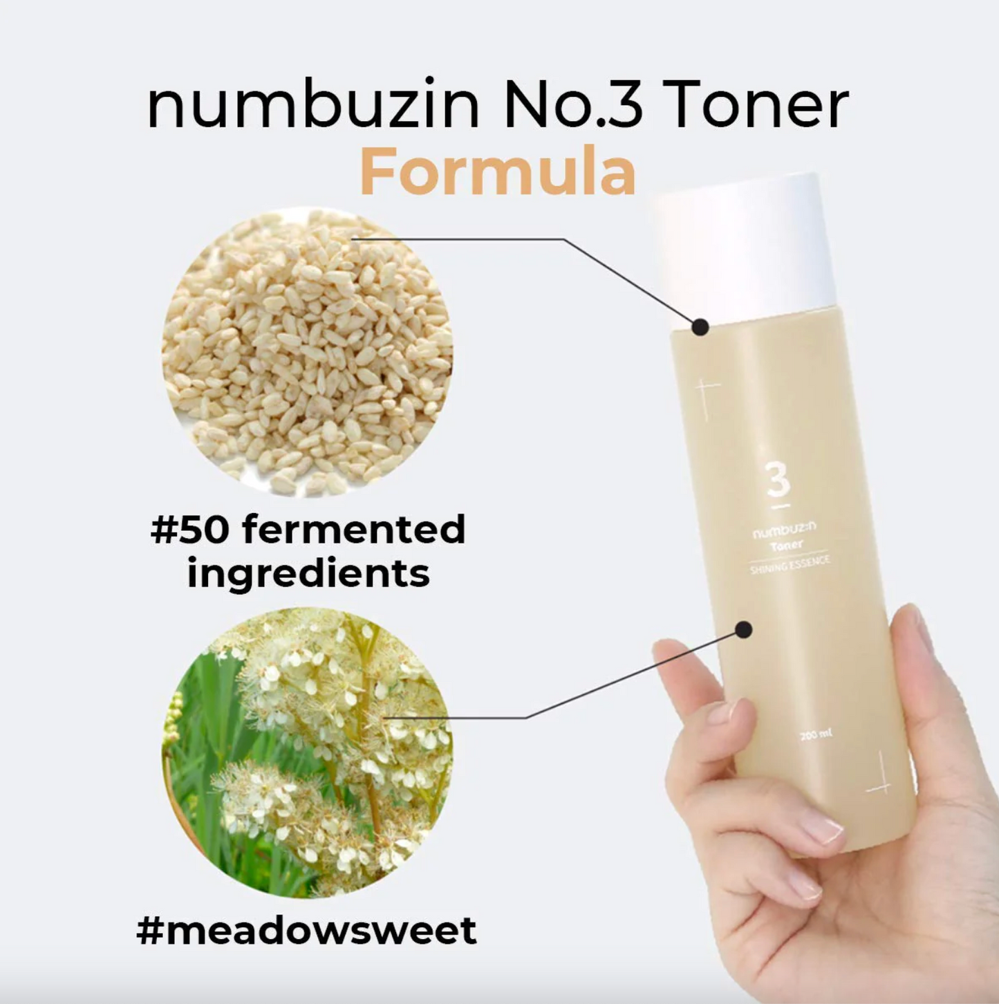 numbuzin Super Glowing Essence Toner n°3 200ml