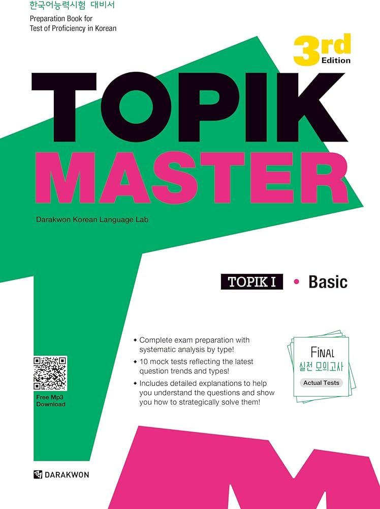 TOPIK Master 3d Edition : TOPIK I Basic